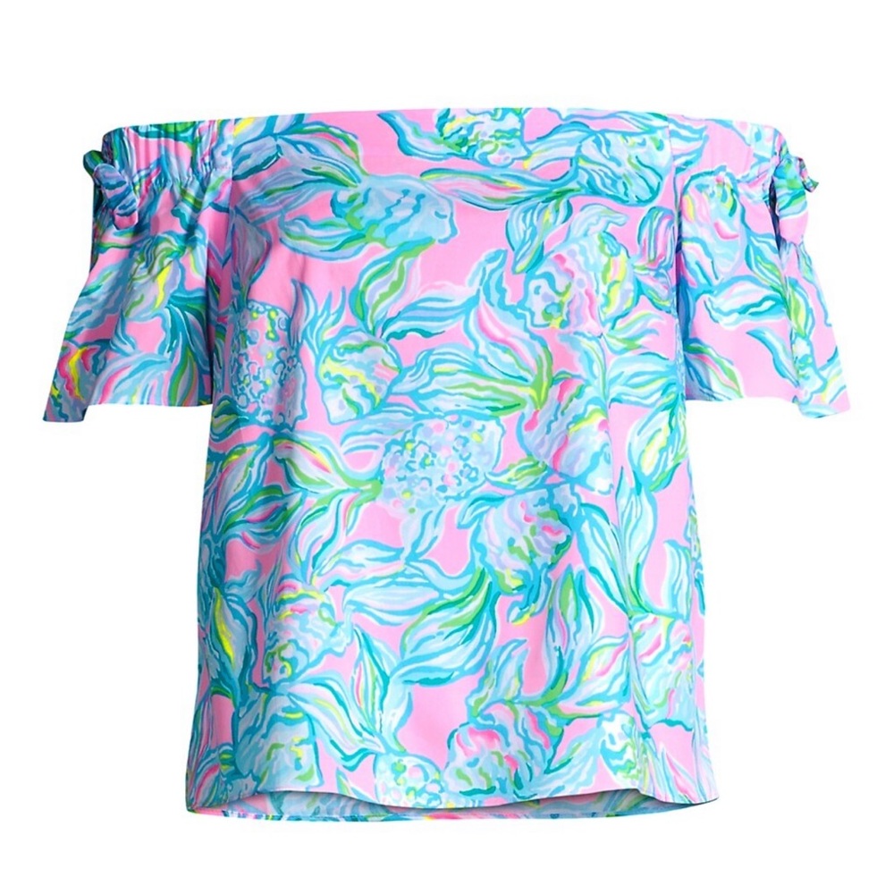 Lilly Pulitzer Tamara Off the Scales Top NWT sz med